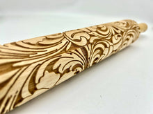 Load image into Gallery viewer, Tooled Leather Embossed Rolling Pin