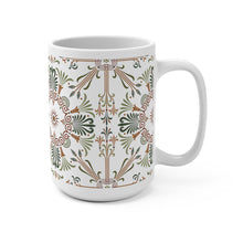 Load image into Gallery viewer, Ancient Greek Floral Mug 15oz