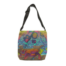 Load image into Gallery viewer, Crystalline Tortoise Adjustable Tote Bag- Art Work By Paul Brooks