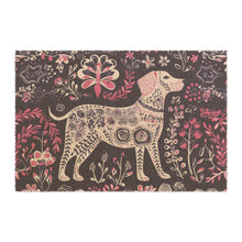 Load image into Gallery viewer, Flower Puppy Doormat