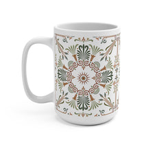 Load image into Gallery viewer, Ancient Greek Floral Mug 15oz