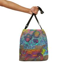 Load image into Gallery viewer, Crystalline Tortoise Adjustable Tote Bag- Art Work By Paul Brooks