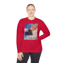 Load image into Gallery viewer, Sunset Beach - Unisex Lightweight Long Sleeve Tee