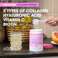 Load image into Gallery viewer, Obvi 20g Collagen Peptides Powder-Unflavored Beauty, Health