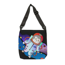Load image into Gallery viewer, Space Kitty Adjustable Tote Bag-Art Work By Paul Brooks