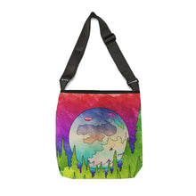Load image into Gallery viewer, Rising Moon Adjustable Tote Bag-Art Work By Paul Brooks