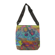 Load image into Gallery viewer, Crystalline Tortoise Adjustable Tote Bag- Art Work By Paul Brooks