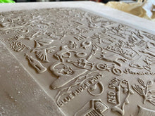 Load image into Gallery viewer, Georgia State Floral Embossed Rolling Pin For Pottery