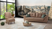 Load image into Gallery viewer, Antique Castle View Egypt Monument Ancient Wallpaper: Peel and Stick Vinyl / Sample