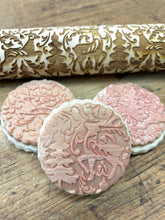 Load image into Gallery viewer, Embossed Prancing Reindeer Rolling Pin – Pottery