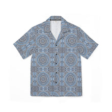 Load image into Gallery viewer, Camp Shirt - Greek Mosaic Inspired Pattern