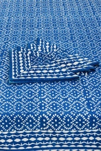 Load image into Gallery viewer, Indigo Tablecloth