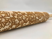 Load image into Gallery viewer, Mandala Embossed Rolling Pin – Pottery & Baking