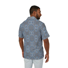 Load image into Gallery viewer, Camp Shirt - Greek Mosaic Inspired Pattern