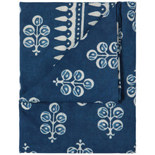 Load image into Gallery viewer, Hawthorn Block Print Tablecloth 90 x 60 inches
