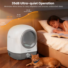 Load image into Gallery viewer, Smart Self-Cleaning Cat Litter Box with Odor Control & APP