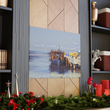 Load image into Gallery viewer, Fishing Boat Original Digital Canvas Print By Irene Kipreos Brooks