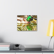 Load image into Gallery viewer, Mirrored Mallard Canvas Gallery Wraps