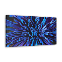 Load image into Gallery viewer, Blue Dahlia Canvas Gallery Wraps