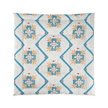 Load image into Gallery viewer, Flower in Blue Comforter