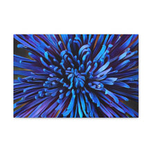 Load image into Gallery viewer, Blue Dahlia Canvas Gallery Wraps
