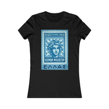 Load image into Gallery viewer, Vintage Greek Island Stamp Women's Shirt