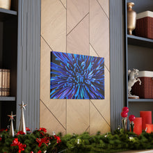 Load image into Gallery viewer, Blue Dahlia Canvas Gallery Wraps