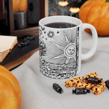 Load image into Gallery viewer, 18th Century Astrological Sketch Ceramic Mug 11oz