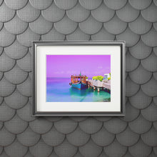 Load image into Gallery viewer, Fishing Boat Digital Print Remastered with Warm Tones By Irene Kipreos Brooks