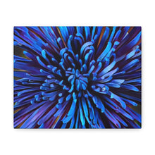 Load image into Gallery viewer, Blue Dahlia Canvas Gallery Wraps