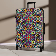 Load image into Gallery viewer, Bright Color Mosaic Suitcase