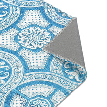 Load image into Gallery viewer, Blue Mosaic Area Rug