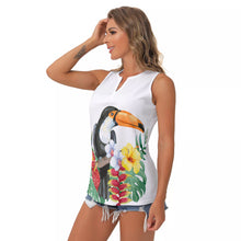 Load image into Gallery viewer, Toucan Women's Sleeveless V-Neck Top