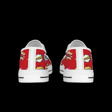 Load image into Gallery viewer, Boom, Bang, Wow Children's White Sole Canvas Shoes