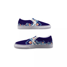 Load image into Gallery viewer, Chery Blossom and Waves Women's Slip On Sneakers