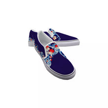 Load image into Gallery viewer, Chery Blossom and Waves Women's Slip On Sneakers