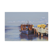 Load image into Gallery viewer, Fishing Boat Original Digital Canvas Print By Irene Kipreos Brooks