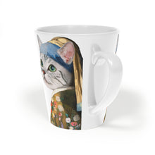 Load image into Gallery viewer, Renaissance Cat Latte Mug, 12oz