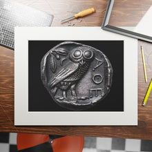 Load image into Gallery viewer, Athena Owl Coin Fine Art Prints