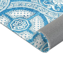 Load image into Gallery viewer, Blue Mosaic Area Rug