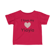 Load image into Gallery viewer, I Love My Yiaya -Infant Fine Jersey Tee