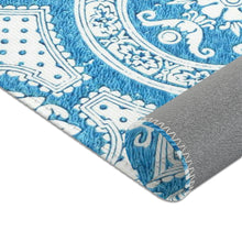 Load image into Gallery viewer, Blue Mosaic Area Rug