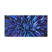 Load image into Gallery viewer, Blue Dahlia Canvas Gallery Wraps