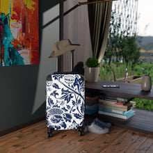 Load image into Gallery viewer, Blue Thistle Suitcase