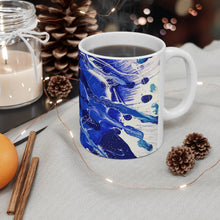 Load image into Gallery viewer, Blue Galaxy Ceramic Mug 11oz