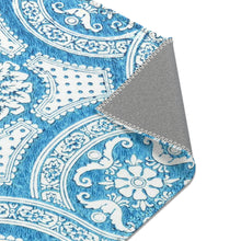 Load image into Gallery viewer, Blue Mosaic Area Rug