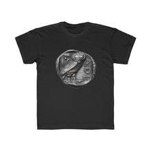 Load image into Gallery viewer, Athena Owl Coin Kids Regular Fit Tee