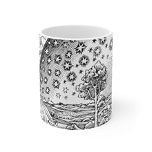 Load image into Gallery viewer, 18th Century Astrological Sketch Ceramic Mug 11oz