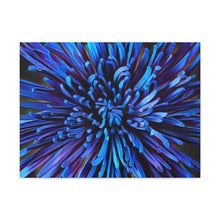 Load image into Gallery viewer, Blue Dahlia Canvas Gallery Wraps