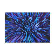 Load image into Gallery viewer, Blue Dahlia Canvas Gallery Wraps